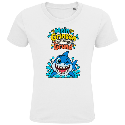 Hai-Grinsen Kinder T-Shirt