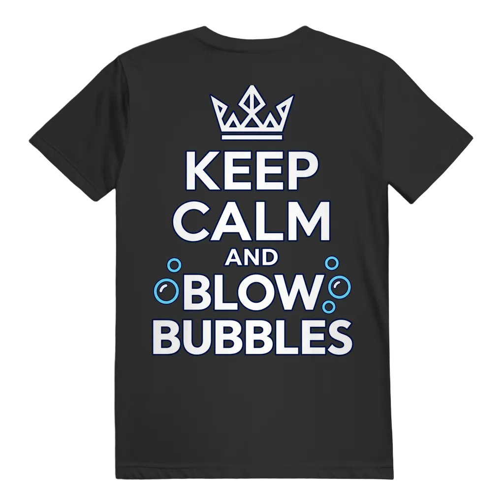 Keep Calm and Blow Bubbles T-Shirt