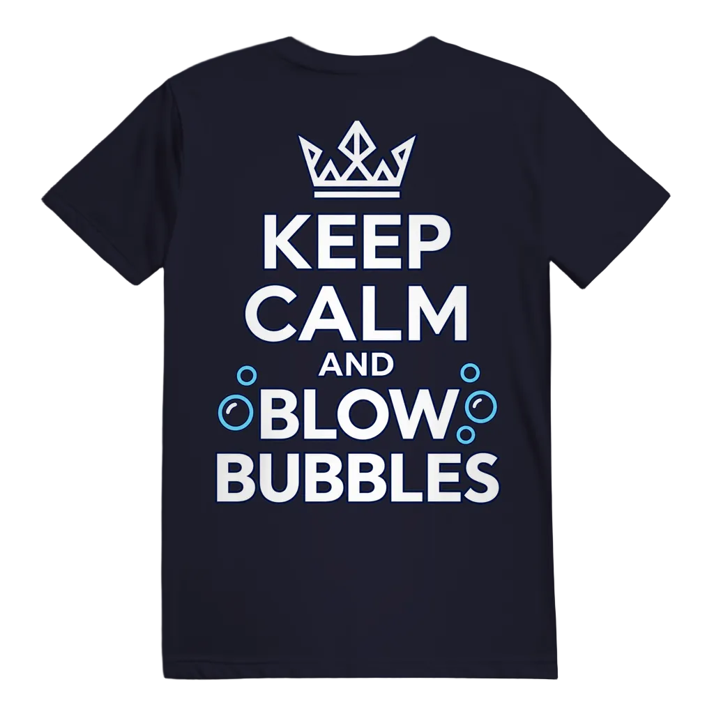 Keep Calm and Blow Bubbles T-Shirt