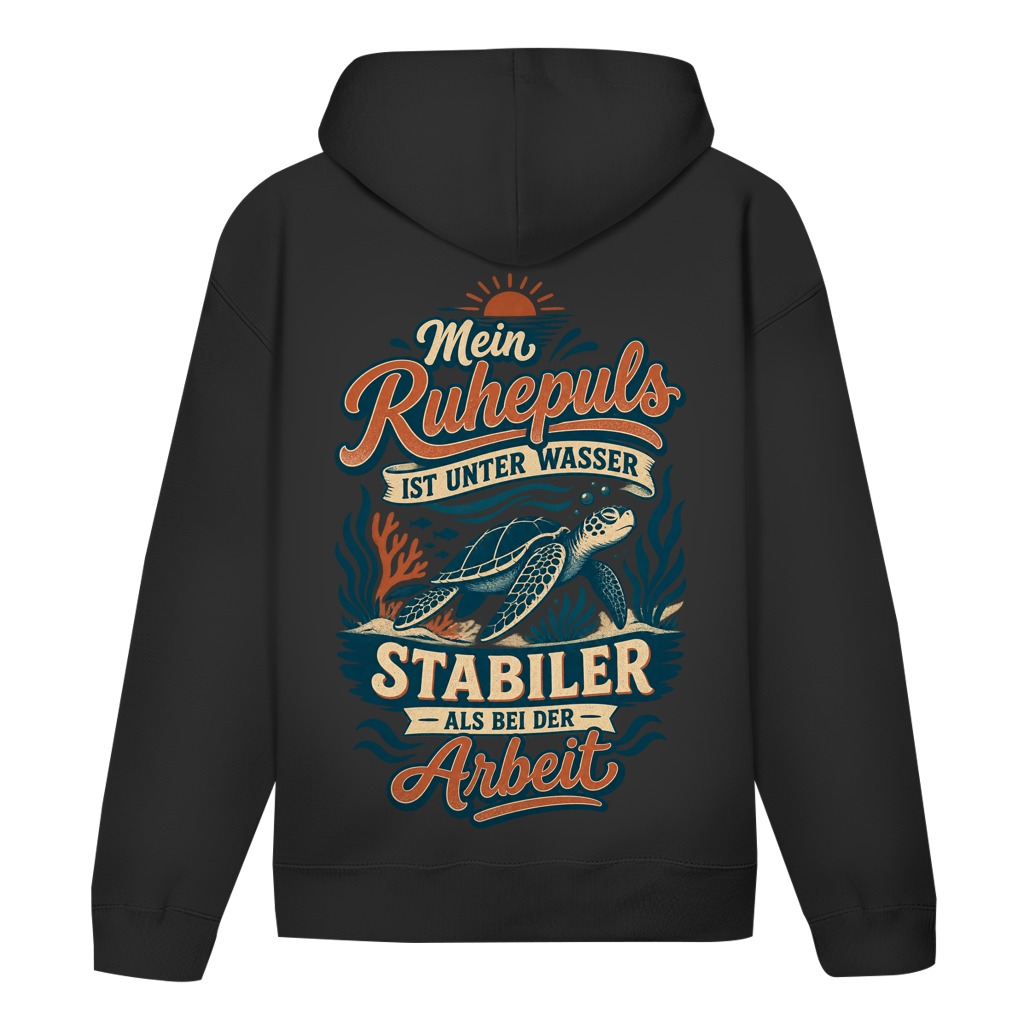 Mein Ruhepuls Ist Unter Wasser Hoodie
