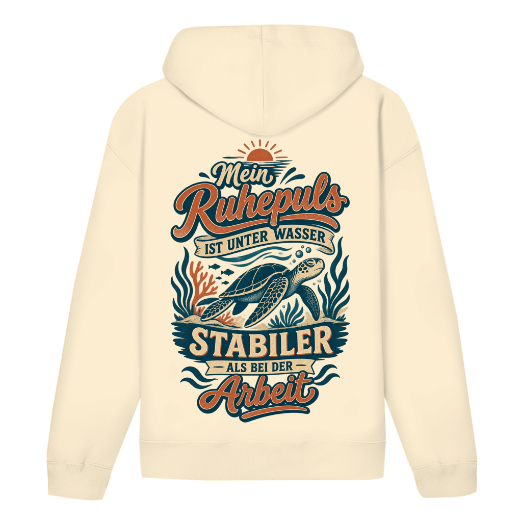 Mein Ruhepuls Ist Unter Wasser Hoodie