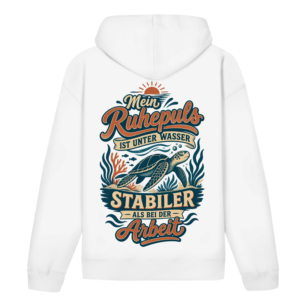 Mein Ruhepuls Ist Unter Wasser Hoodie