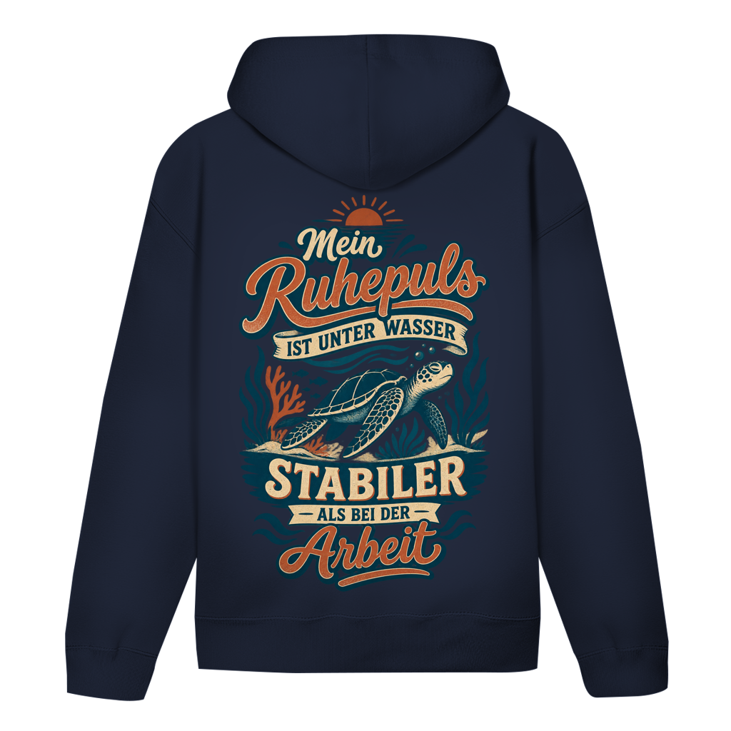 Mein Ruhepuls Ist Unter Wasser Hoodie
