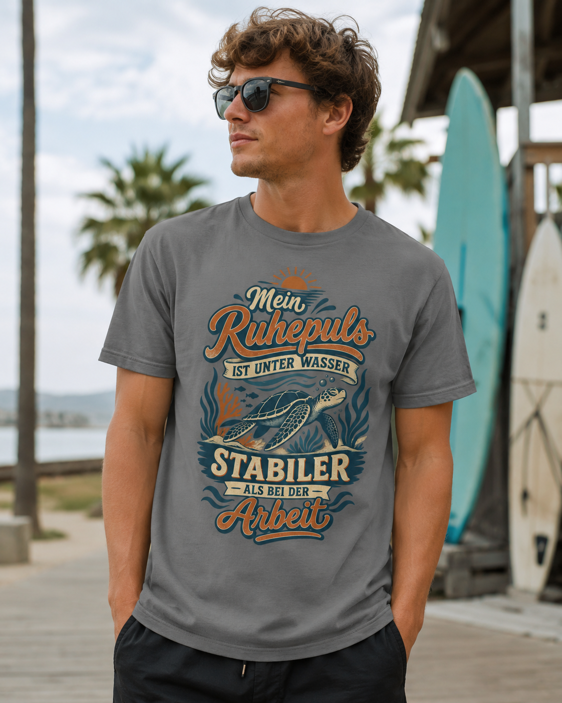 Mein Ruhepuls Ist Unter Wasser T-Shirt