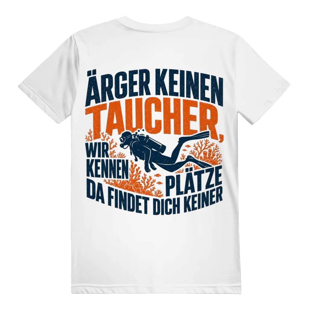 Ärger keinen Taucher, wir kennen Plätze, da findet dich keiner - T-shirt