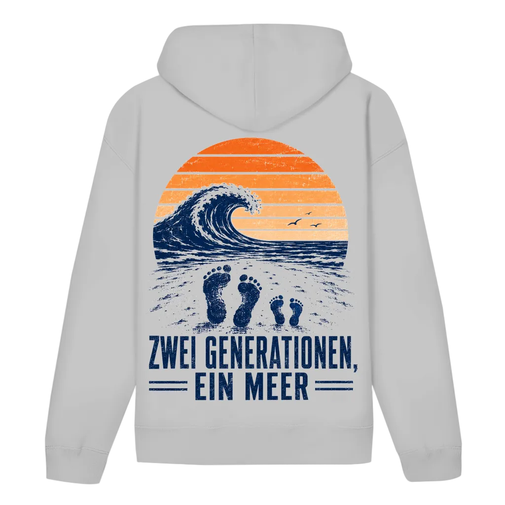 Two Generations, One Sea Hoodie