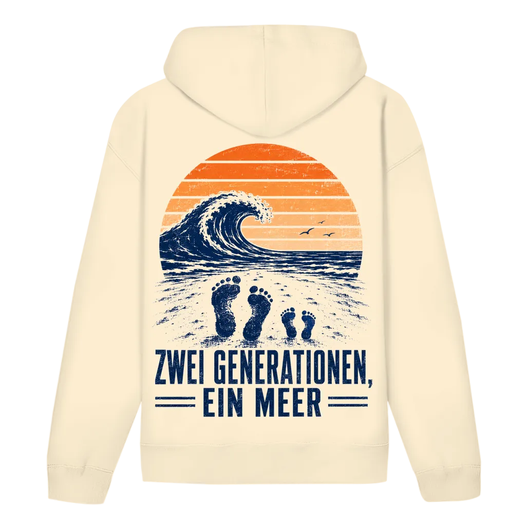 Two Generations, One Sea Hoodie
