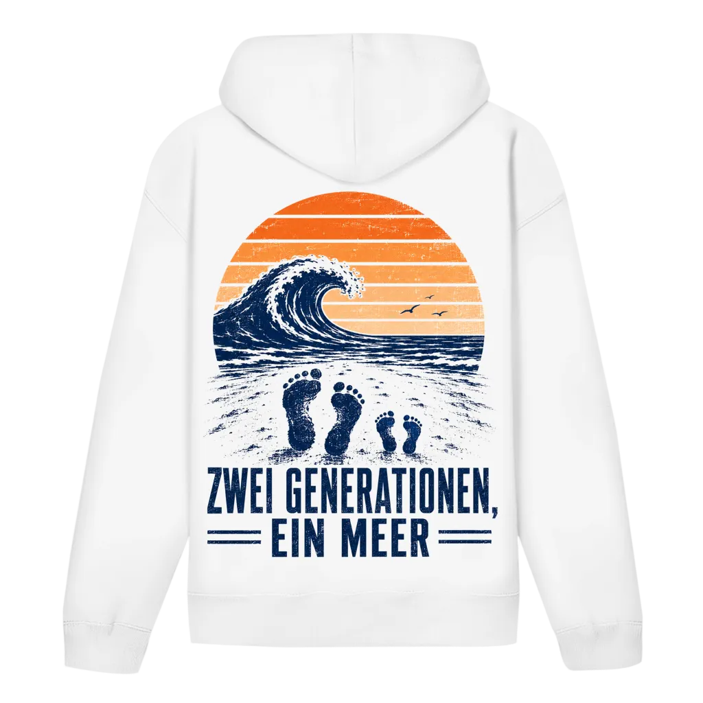 Two Generations, One Sea Hoodie