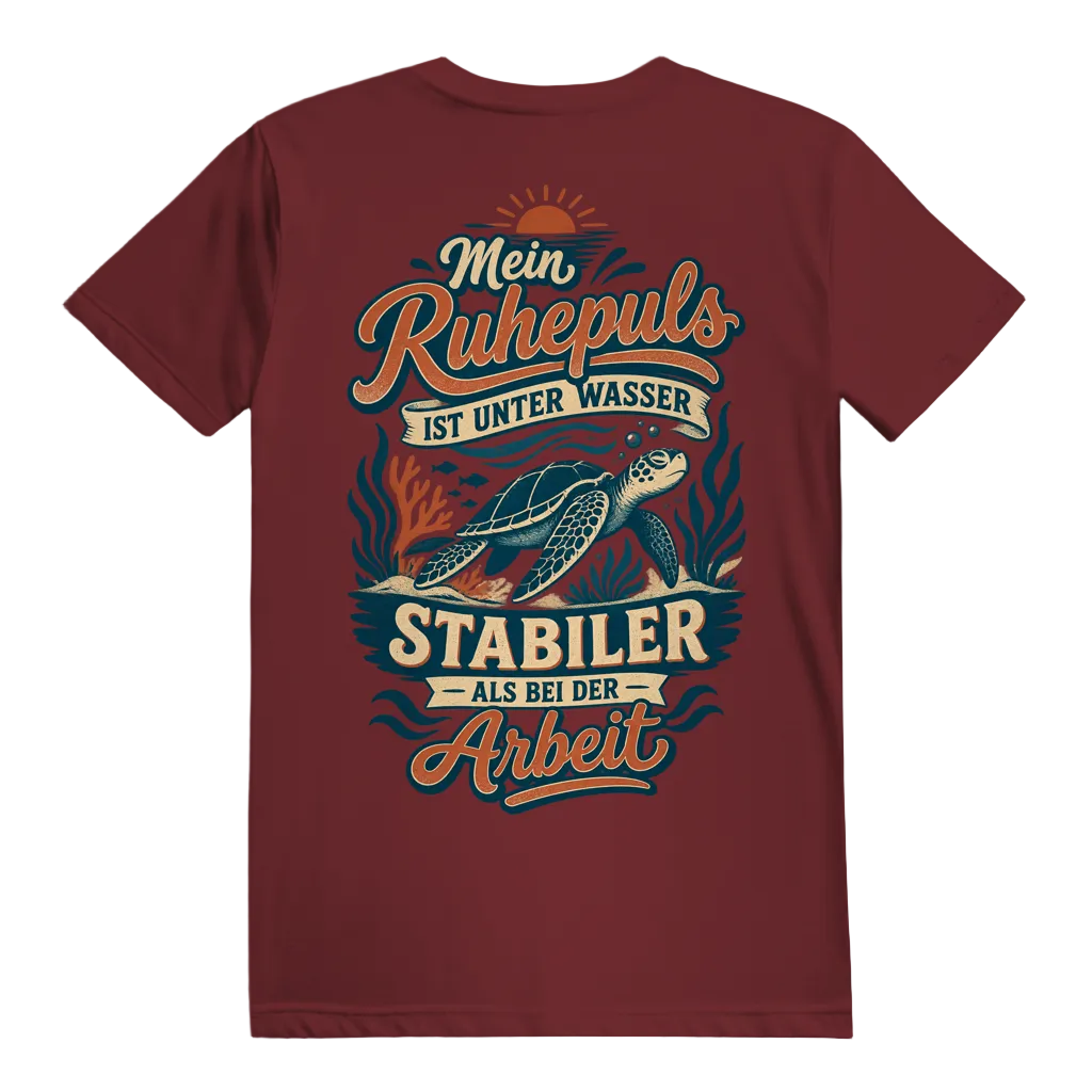 Mein Ruhepuls Ist Unter Wasser T-Shirt