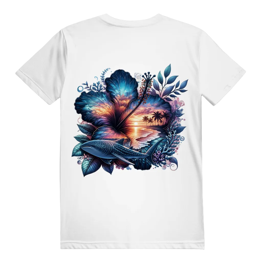 Whale Shark Sunset T-Shirt