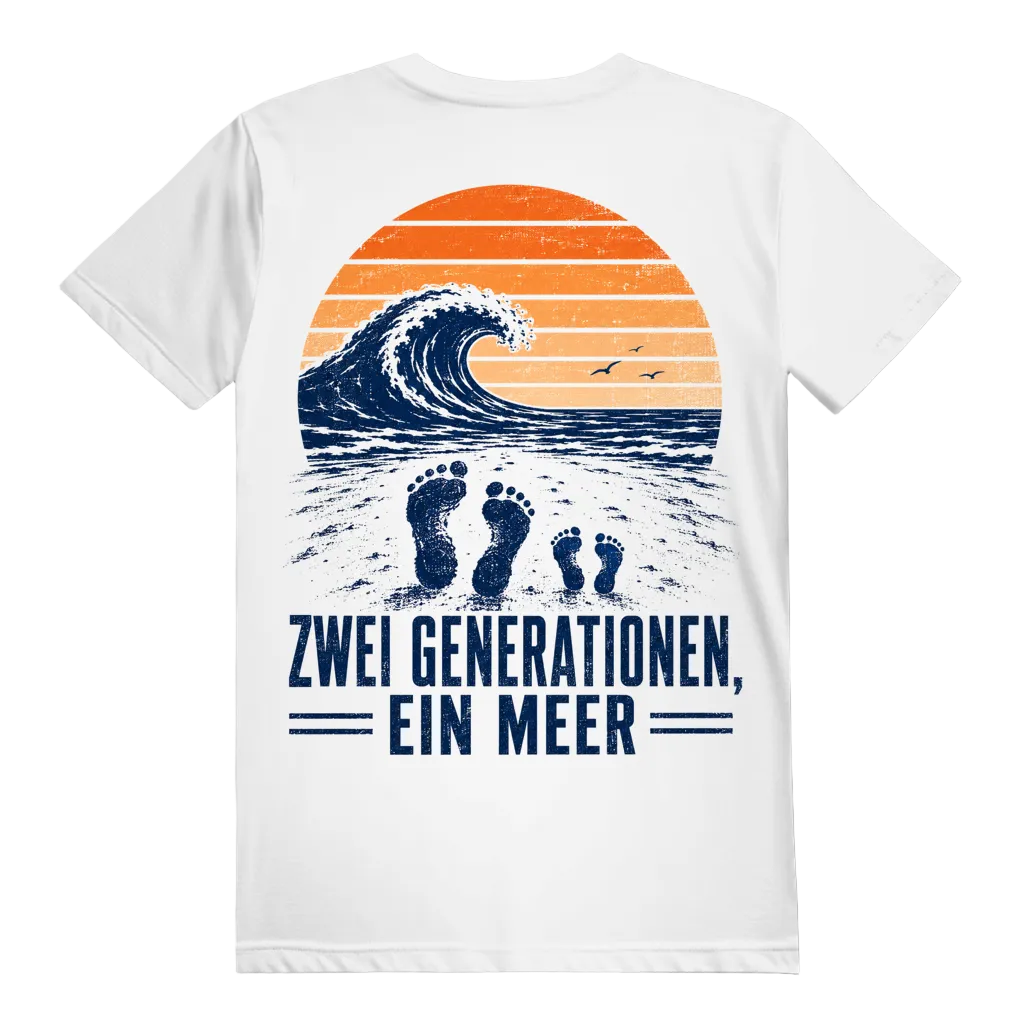 "Two Generations, One Sea" T-Shirt