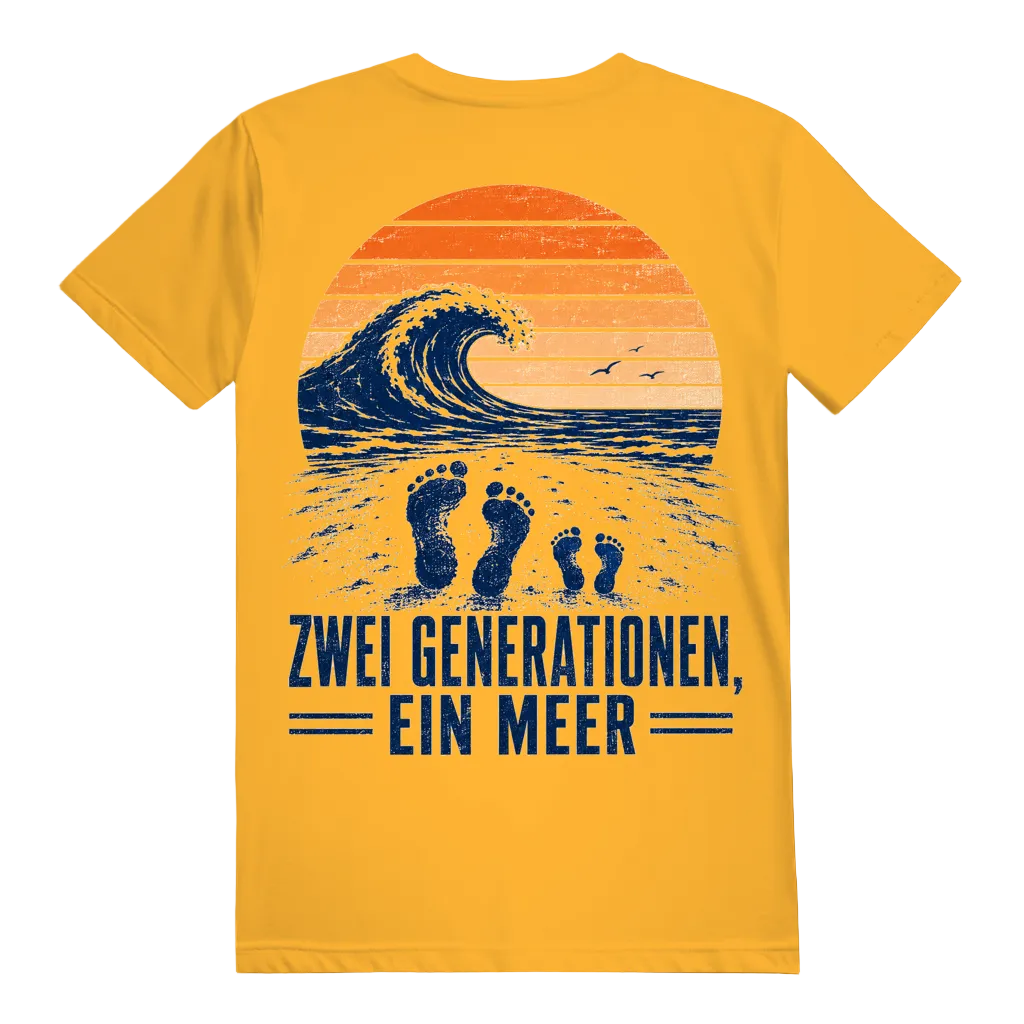 "Two Generations, One Sea" T-Shirt