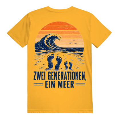 "Two Generations, One Sea" T-Shirt