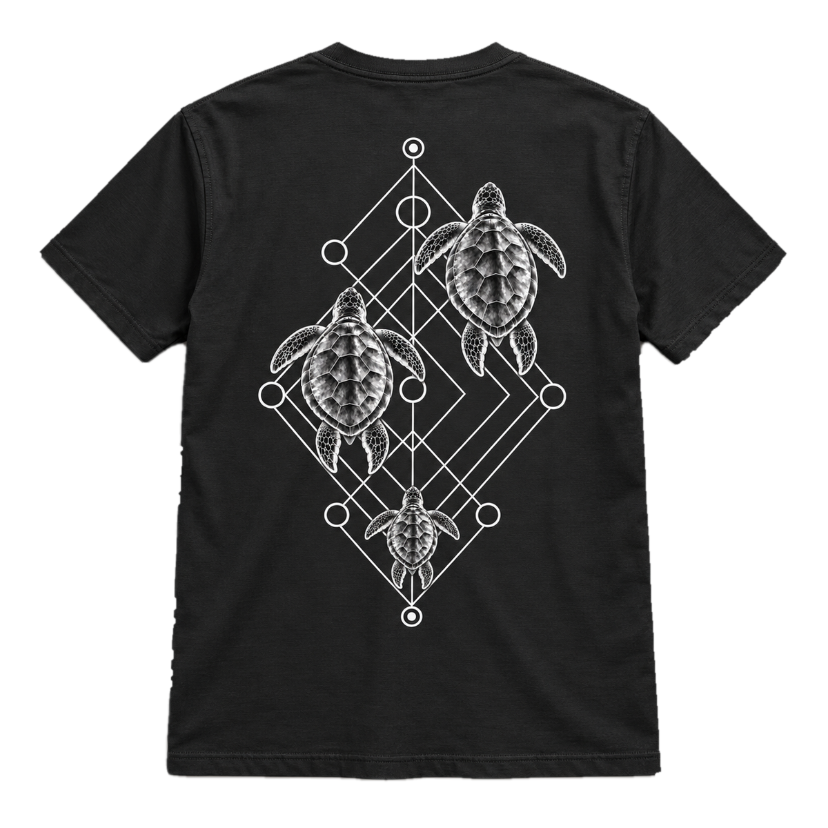 Sea Turtle Trio T-Shirt – Minimalistisches Ocean-Art-Shirt