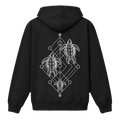 Sea Turtle Trio Hoodie – Minimalistisches Ocean-Art-Hoodie