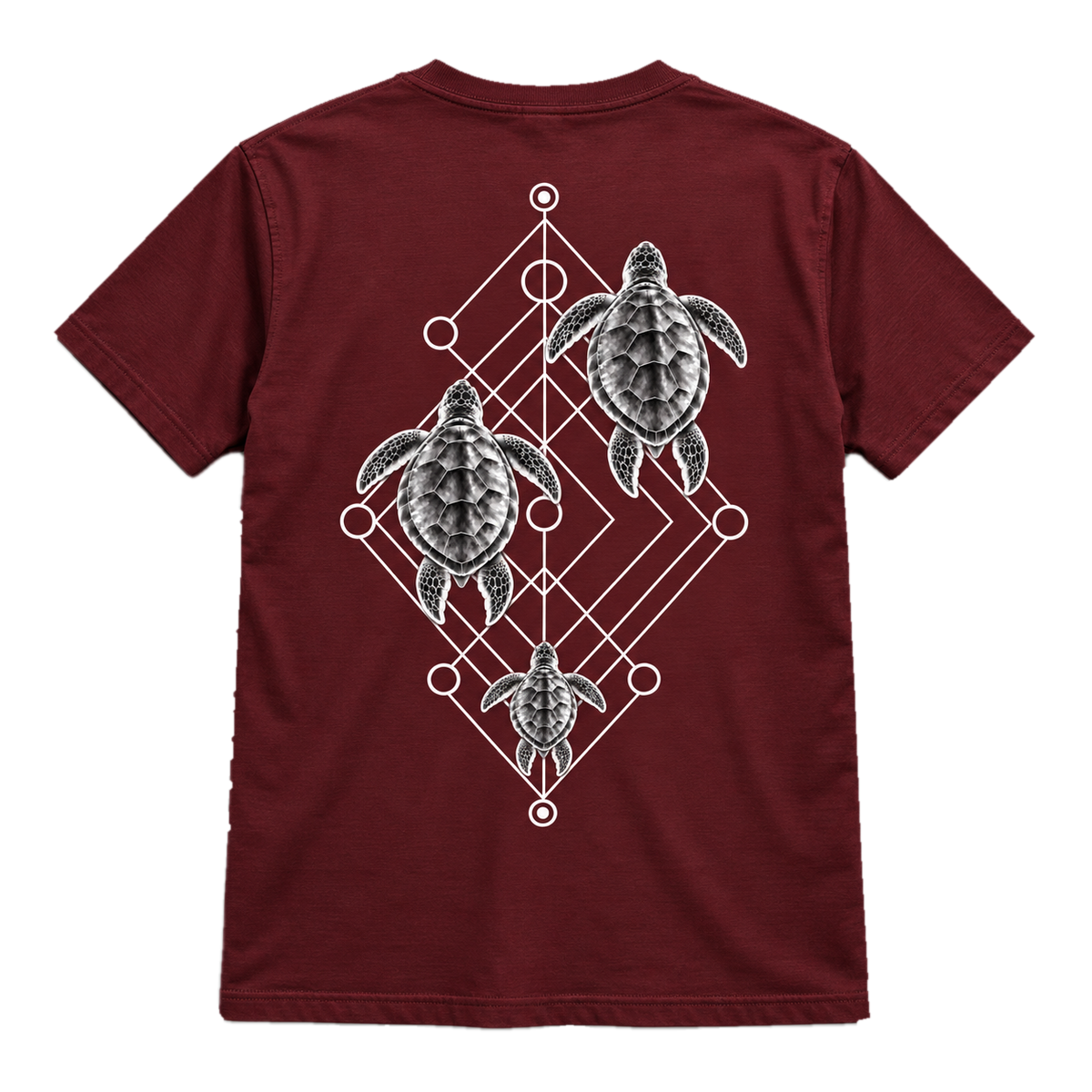 Sea Turtle Trio T-Shirt – Minimalistisches Ocean-Art-Shirt