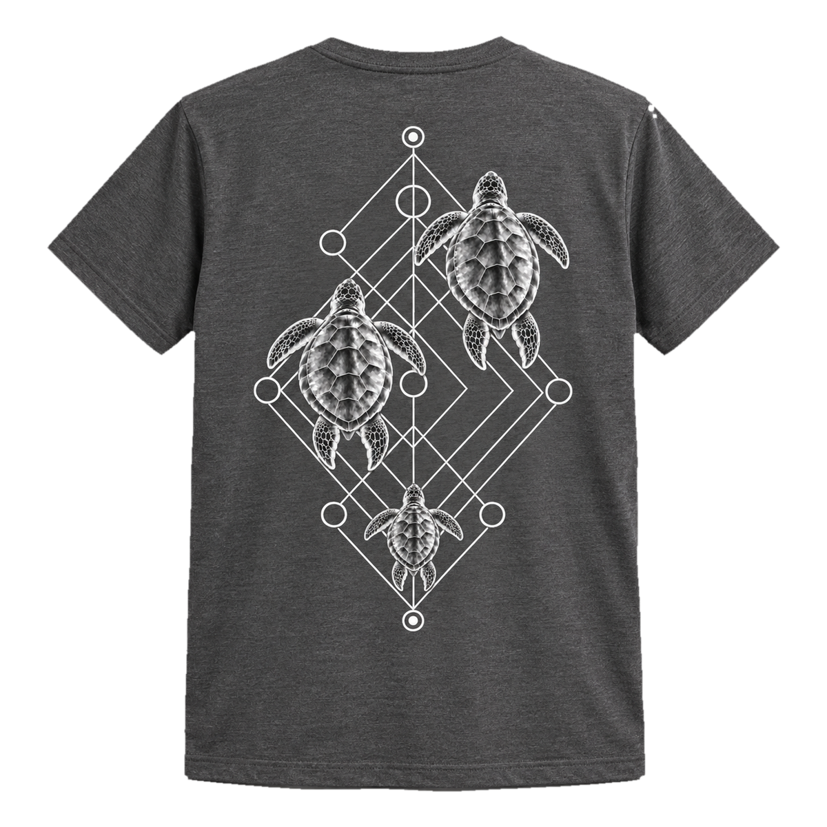 Sea Turtle Trio T-Shirt – Minimalistisches Ocean-Art-Shirt