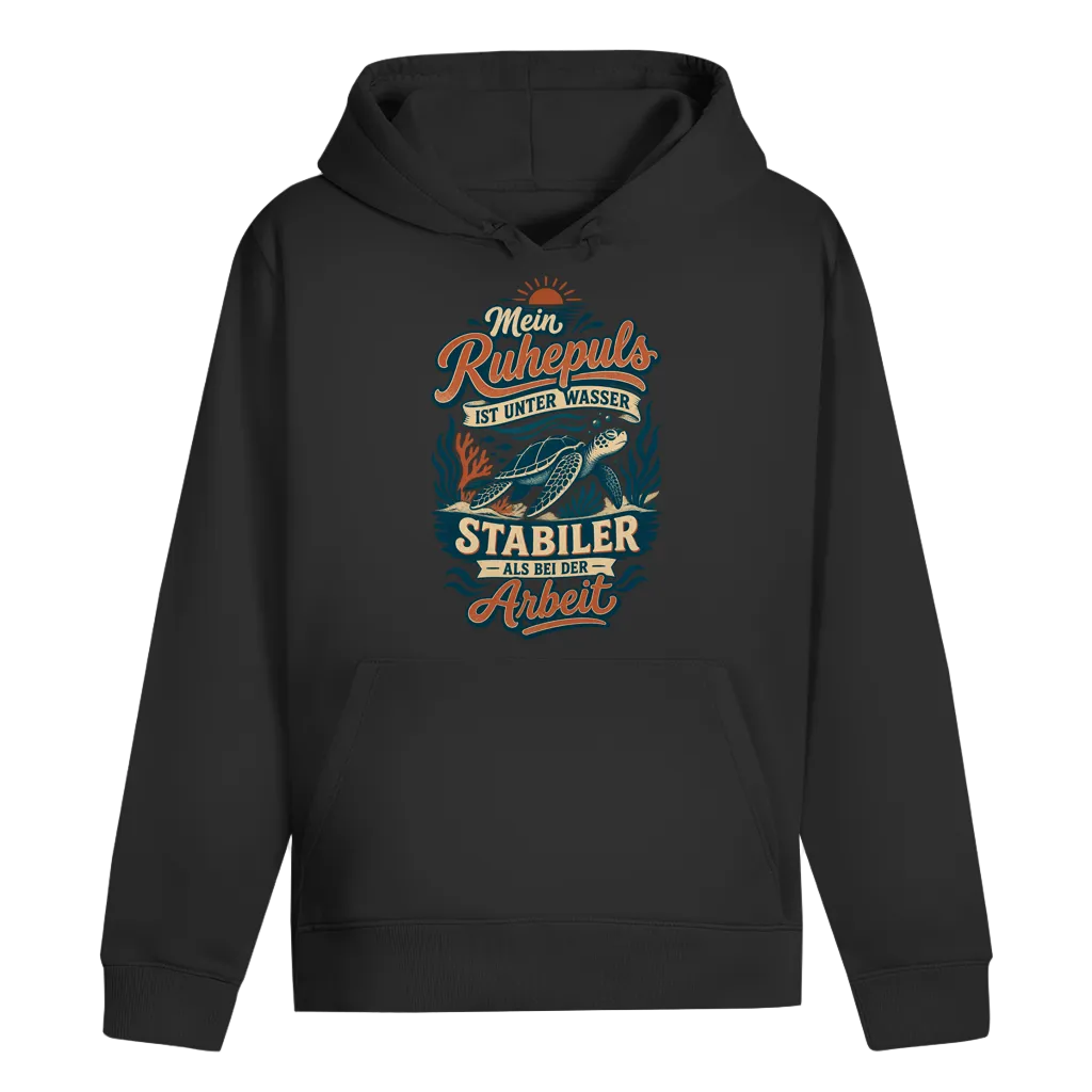 Mein Ruhepuls Ist Unter Wasser Hoodie