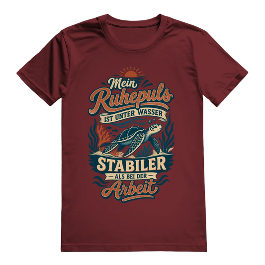 My Resting Heart Rate Is Underwater T-Shirt