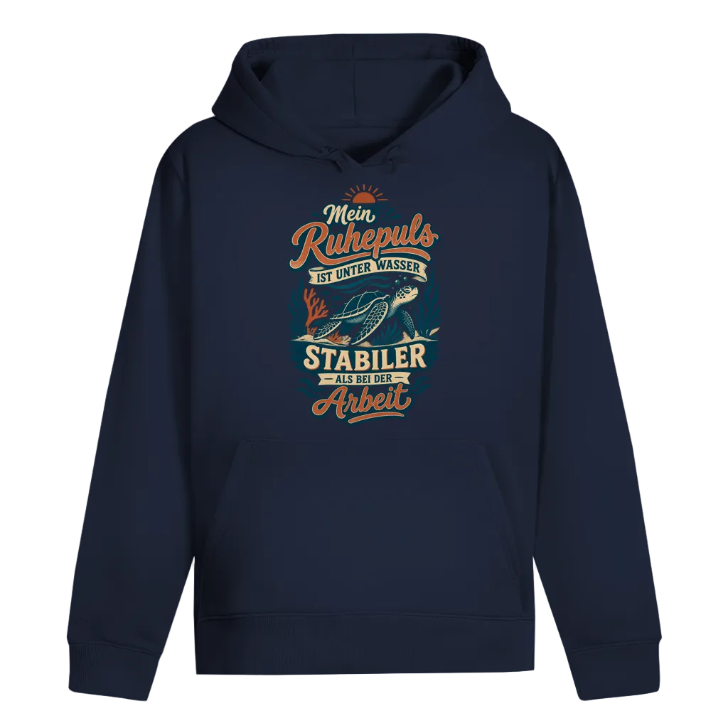 Mein Ruhepuls Ist Unter Wasser Hoodie