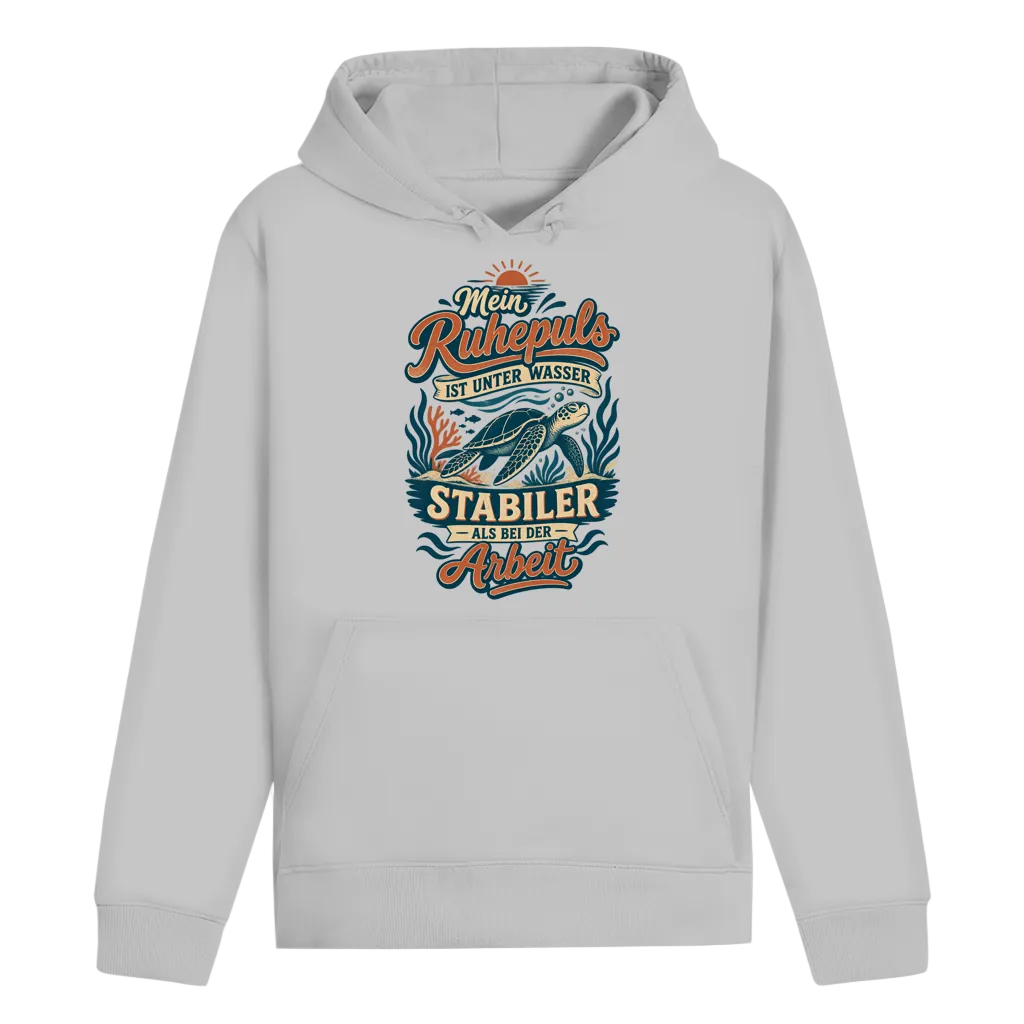 Mein Ruhepuls Ist Unter Wasser Hoodie