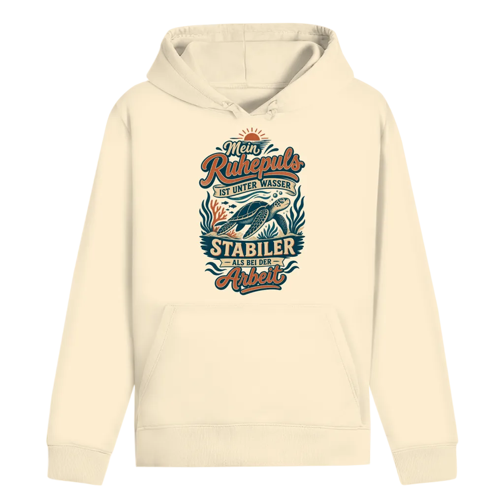 Mein Ruhepuls Ist Unter Wasser Hoodie