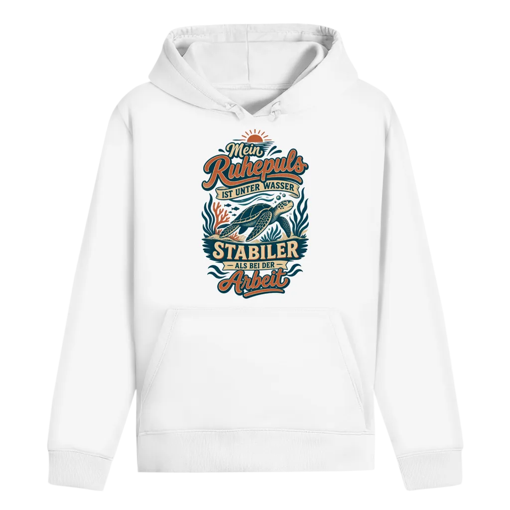 Mein Ruhepuls Ist Unter Wasser Hoodie