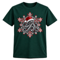 Christmas Octopus T-Shirt – Weihnachts-Shirt mit Krake
