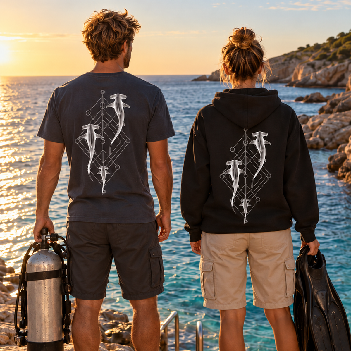 Hammerhead Trio Bundle – Shirt & Hoodie Set