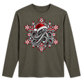 Christmas Octopus Long Sleeve – Weihnachts-Longsleeve mit Krake