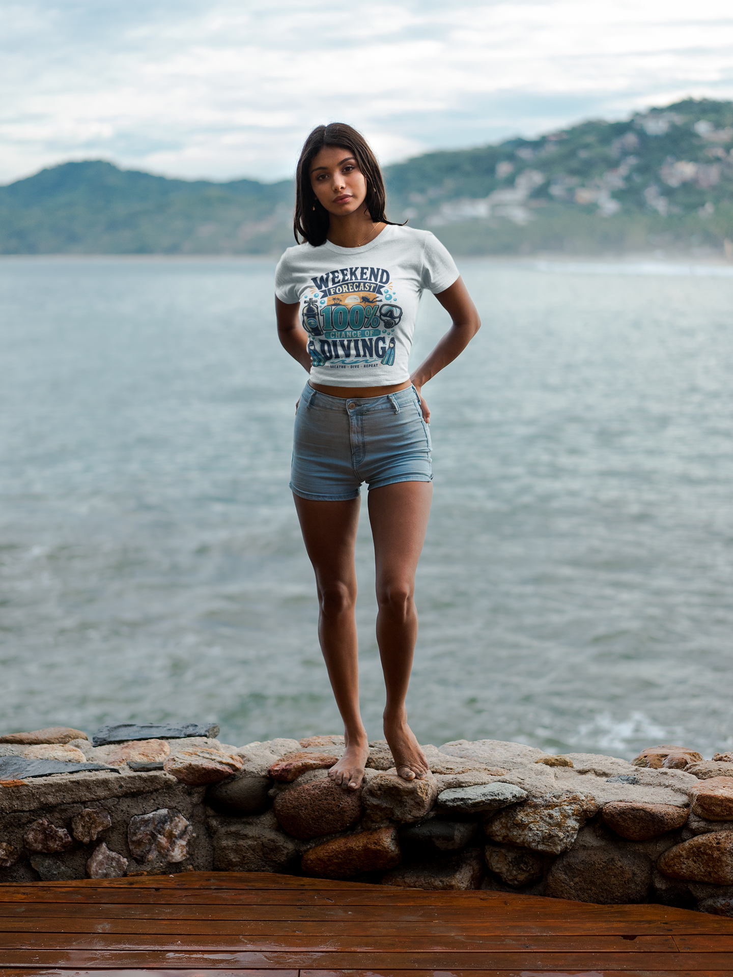 "Weekend Forecast: Diving" T-Shirt
