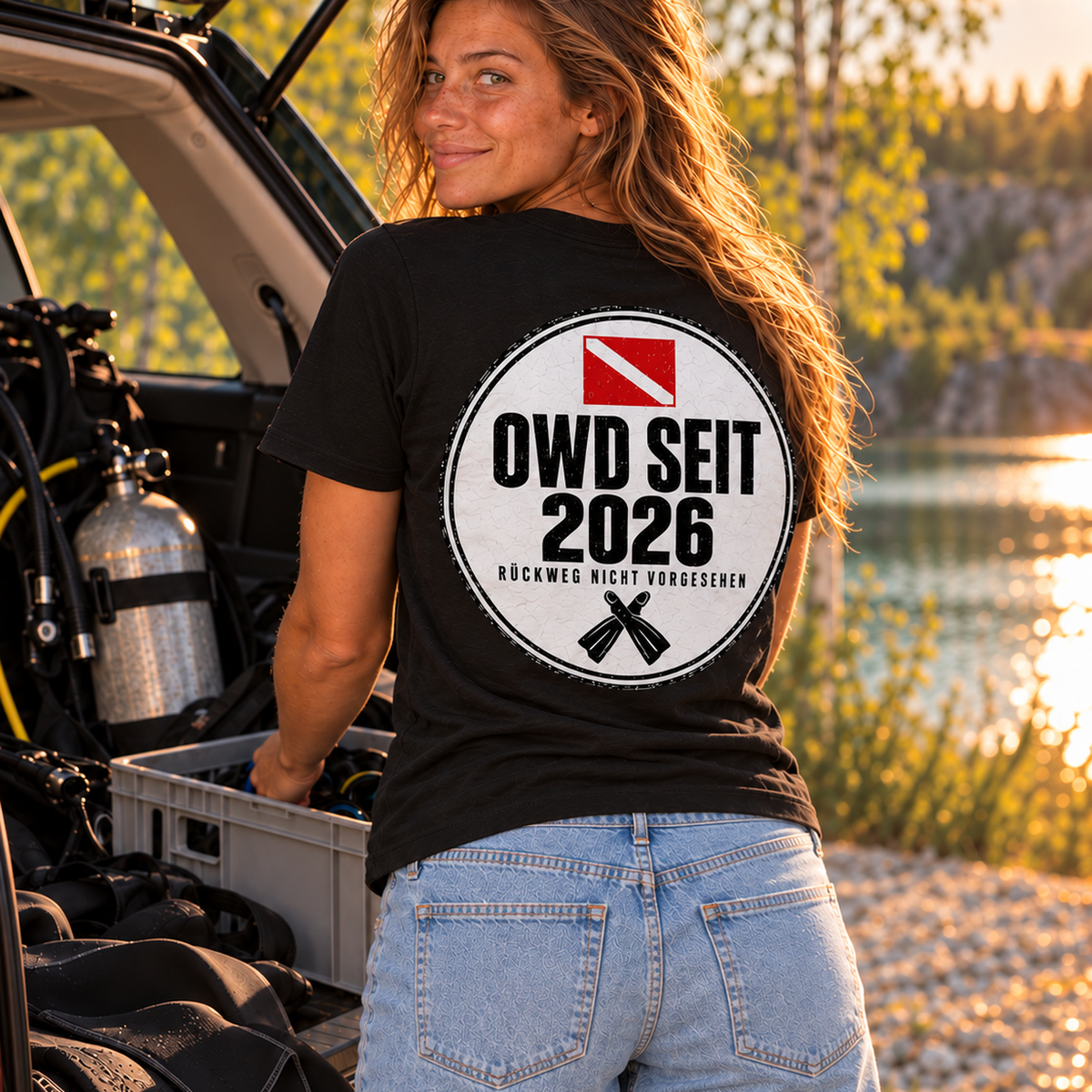 OWD Seit  T-Shirt Individuell anpassbar vom Jahr