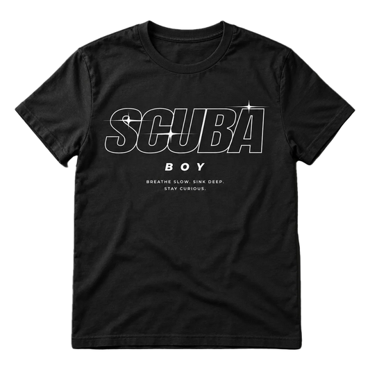 Scuba BOY T-Shirt – Statement Shirt für Taucher