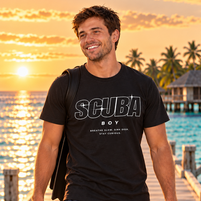 Scuba BOY T-Shirt – Statement Shirt für Taucher