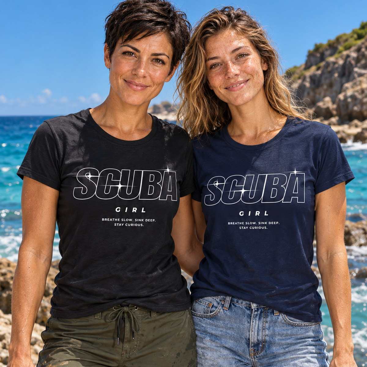 Scuba Girl & Scuba Girl T-Shirt