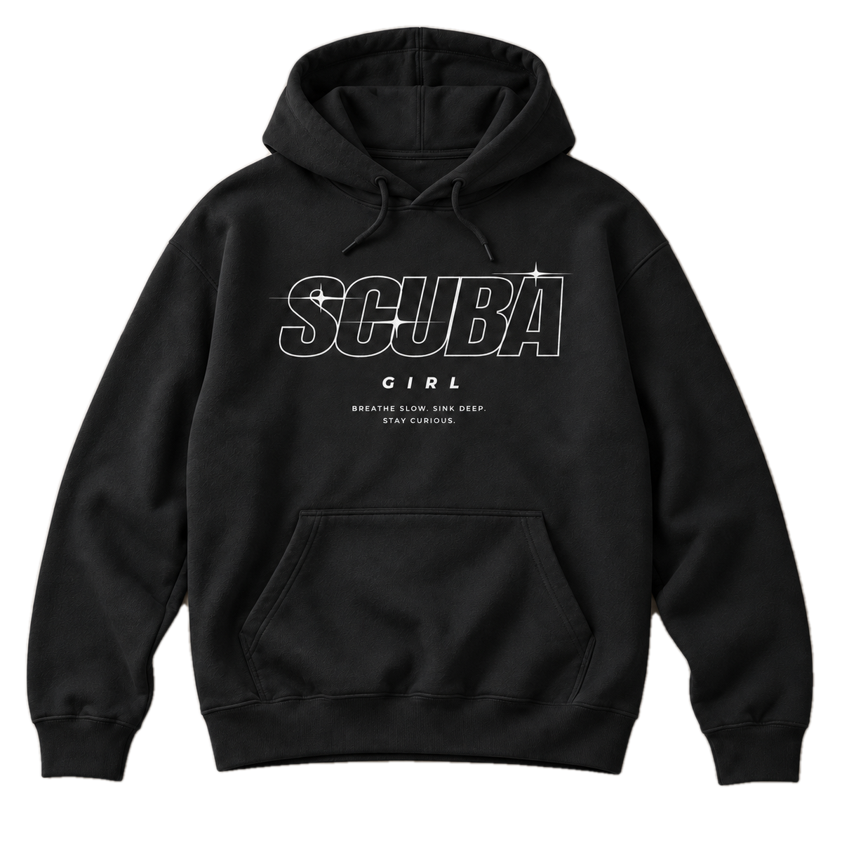 Scuba Girl Hoodie – Statement Hoodie für Taucherinnen