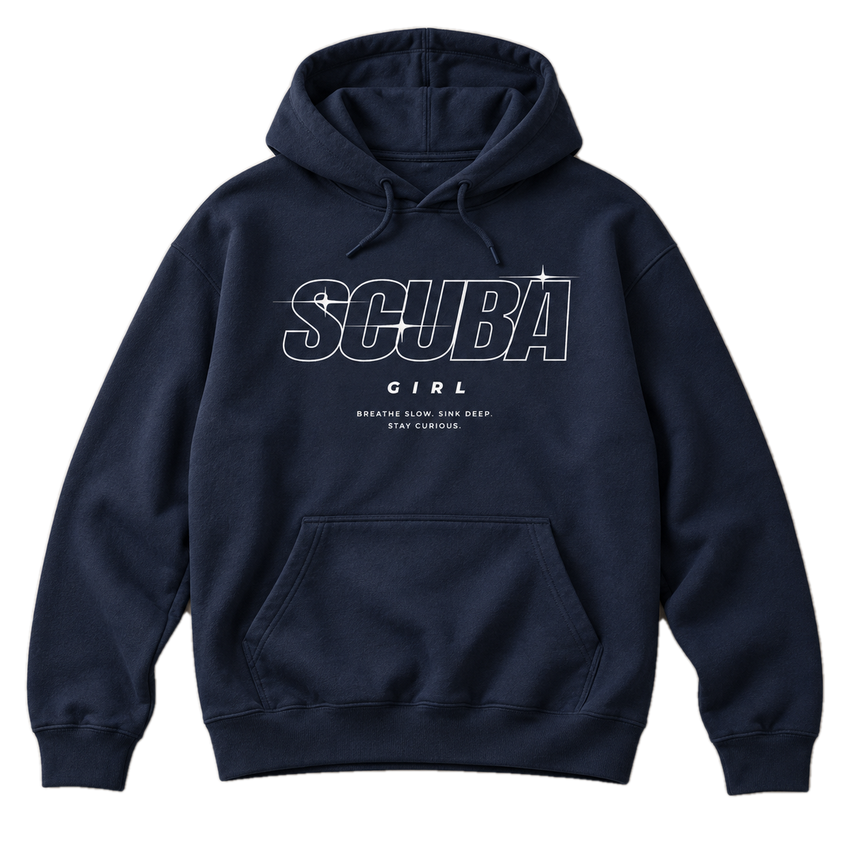 Scuba Girl Hoodie – Statement Hoodie für Taucherinnen