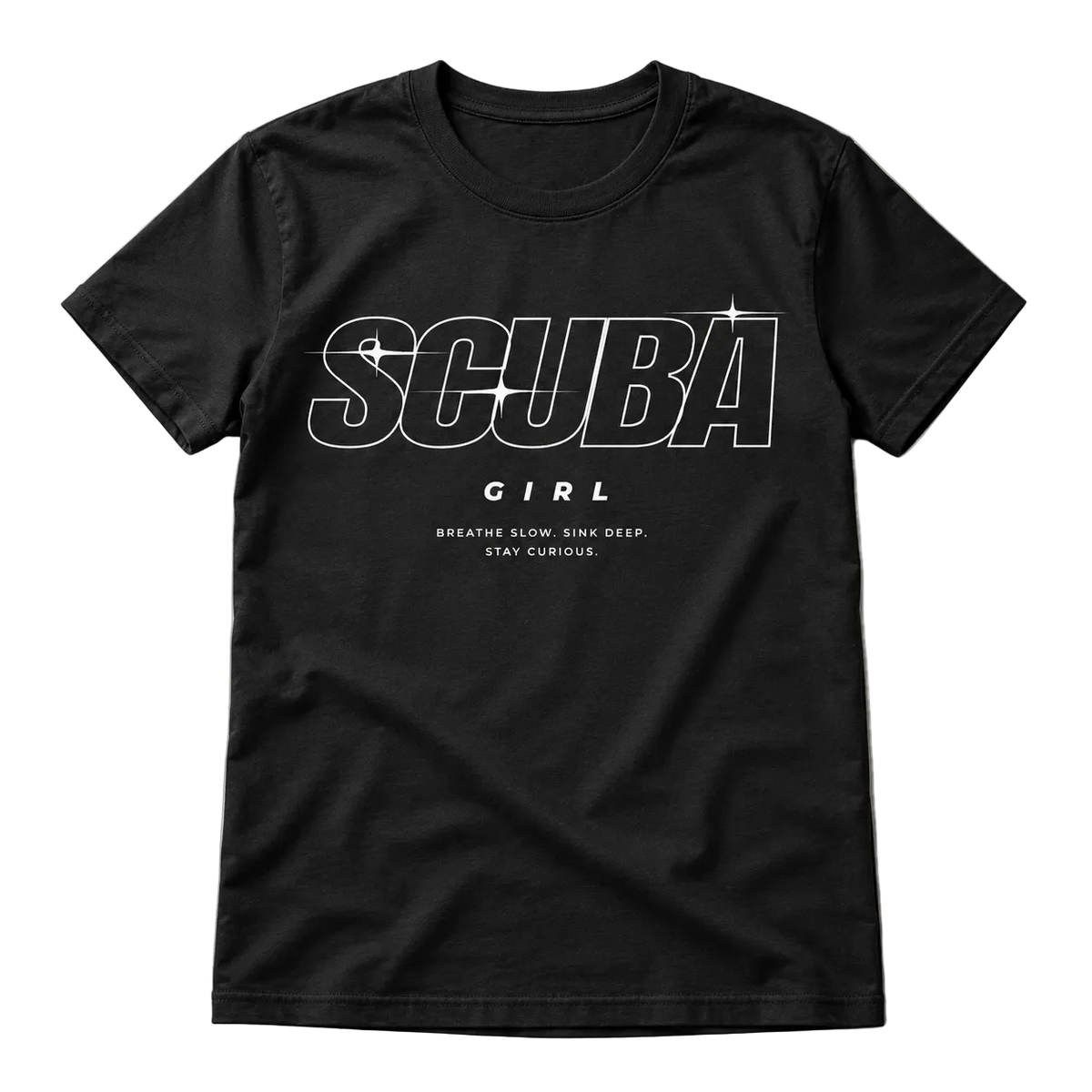 Scuba Girl T-Shirt – Statement Shirt für Taucherinnen