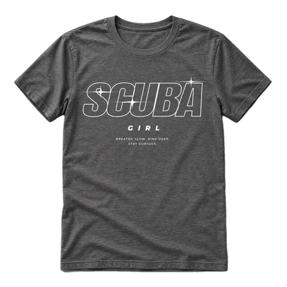 Scuba Girl T-Shirt – Statement Shirt für Taucherinnen