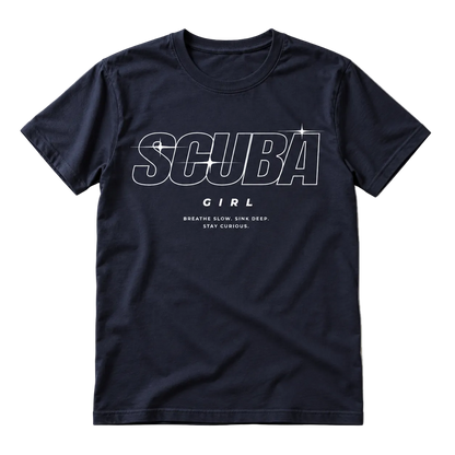 Scuba Girl T-Shirt – Statement Shirt für Taucherinnen
