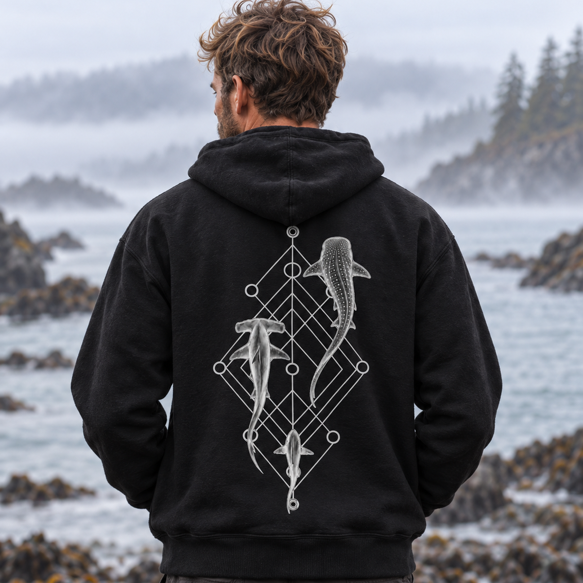 Shark Species Trio Hoodie