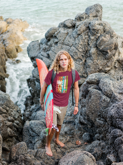 Surf T-Shirt | Sommer Shirt für Surfer & Meerliebhaber | Time for Surfing Shirt | Geschenk für Wasserfans
