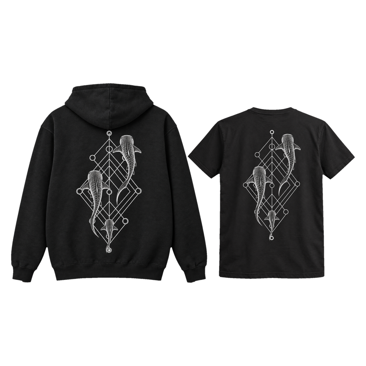 Whale Shark Trio Bundle – Shirt & Hoodie Set