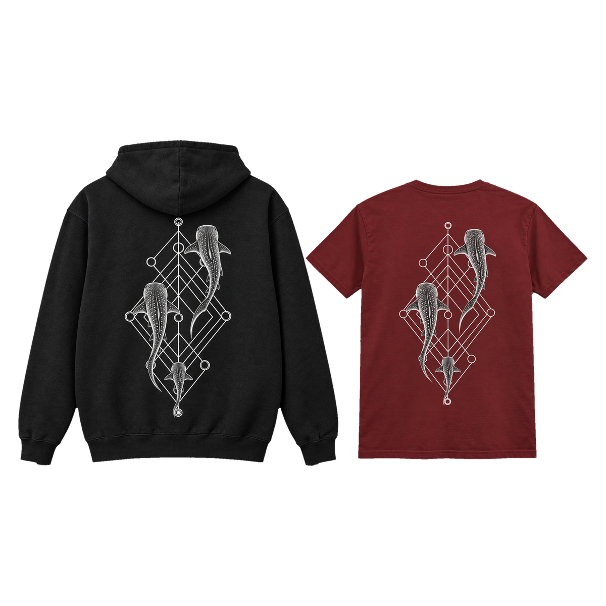 Whale Shark Trio Bundle – Shirt & Hoodie Set