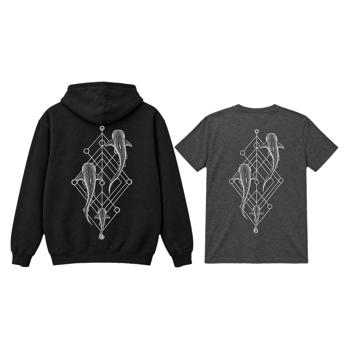 Whale Shark Trio Bundle – Shirt & Hoodie Set
