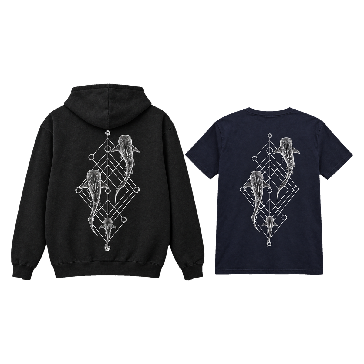 Whale Shark Trio Bundle – Shirt & Hoodie Set