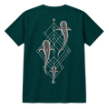Whale Shark Trio T-Shirt – Minimalistisches Hai-Art-Shirt