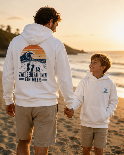 Two Generations, One Sea Hoodie