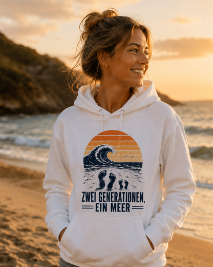 Two Generations, One Sea Hoodie